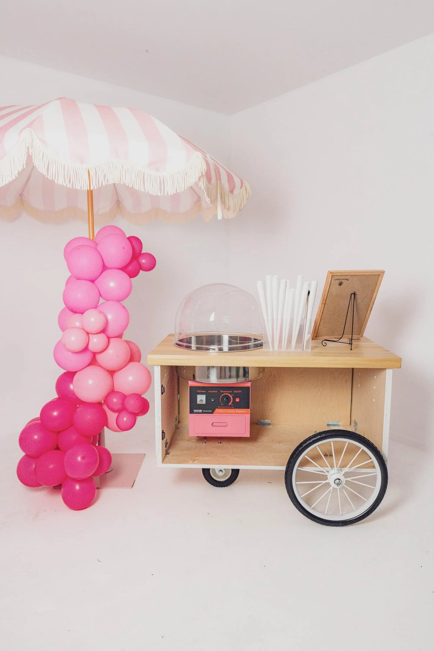 Collapsible Mobile Bar Cart | Wedding, Event, Snack Cart Samantha Schultz