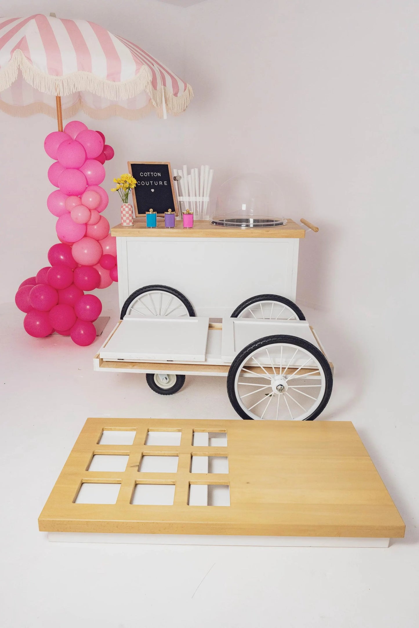 Collapsible Mobile Bar Cart | Wedding, Event, Snack Cart Samantha Schultz